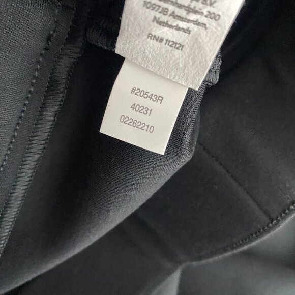 Spanx The Perfect Double Slit Pant Wide Leg Medium Black Stretch NWT PT-2217 - Picture 10 of 10